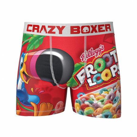 Froot Loops Boxer Briefs with Fruit Cereal Box