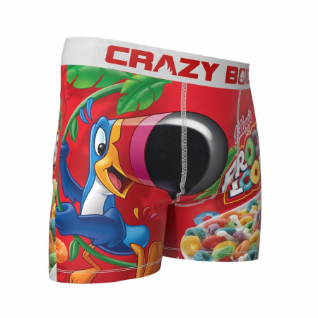 Froot Loops Boxer Briefs with Fruit Cereal Box