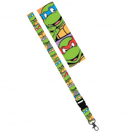 TMNT Green Cartoon Lanyard