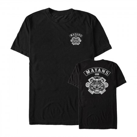 Sons Of Anarchy Men's Black Mayans T-Shirt