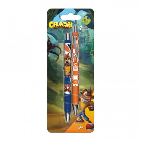 Crash Bandicoot 2-Pack Pens