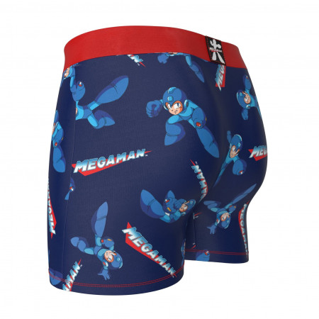 Mega Man Blue And Red Men's Boxers