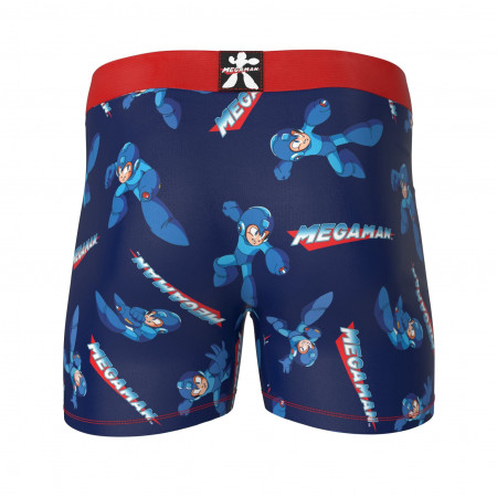 Mega Man Blue And Red Men's Boxers