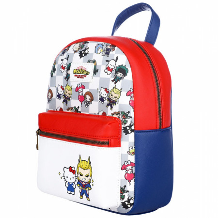 My Hero Academia X Hello Kitty and All Might Color Block Mini Backpack