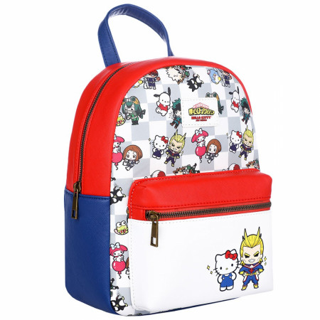 My Hero Academia X Hello Kitty and All Might Color Block Mini Backpack