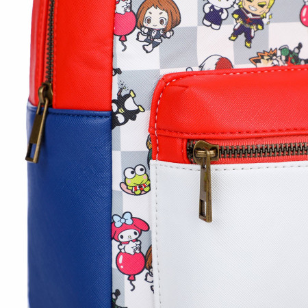 My Hero Academia X Hello Kitty and All Might Color Block Mini Backpack