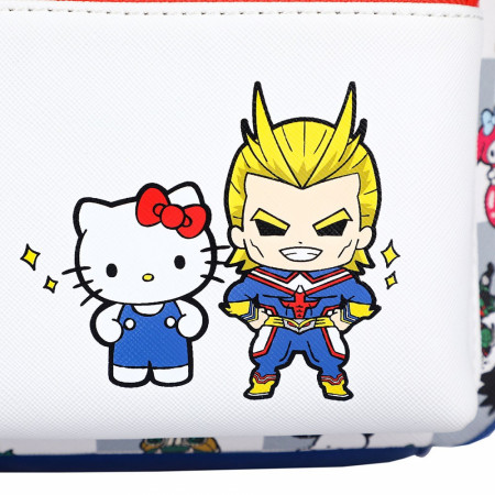 My Hero Academia X Hello Kitty and All Might Color Block Mini Backpack