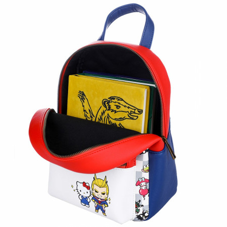 My Hero Academia X Hello Kitty and All Might Color Block Mini Backpack