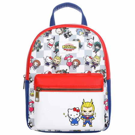 My Hero Academia X Hello Kitty and All Might Color Block Mini Backpack