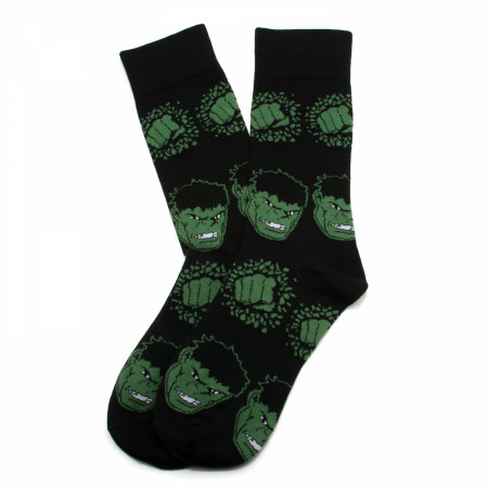 The Incredible Hulk Punch Through Dress Socks