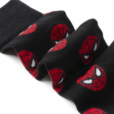 Spider-Man Mask Icons Dress Socks