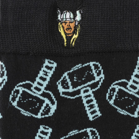 Thor Mjolnir Pattern Men's Socks