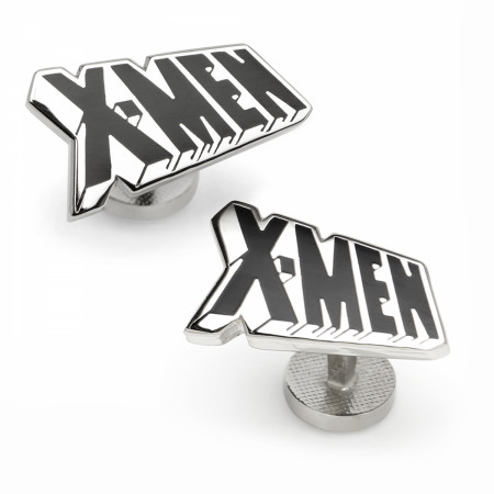 X-Men Logo Silver Cufflinks