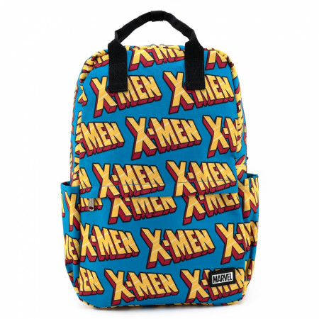 X-Men Logo All Over Print Nylon Backpack by Loungefly