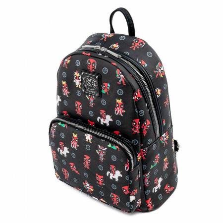 Marvel Deadpool All Over Print Mini Backpack by Loungefly