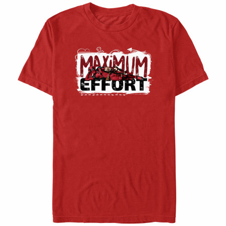 Deadpool Maximum Effort Sketch T-Shirt