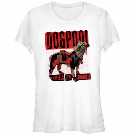 Dogpool Ready for Trouble Junior's T-Shirt