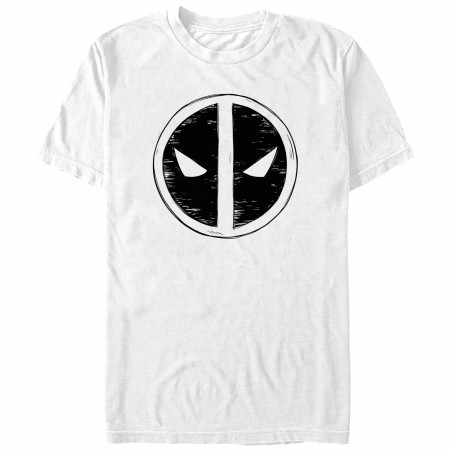 Deadpool Sketch Logo White Colorway T-Shirt