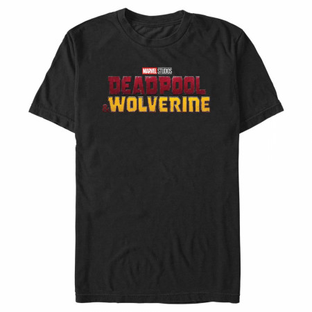 Deadpool & Wolverine Marvel Studios Title Logo T-Shirt