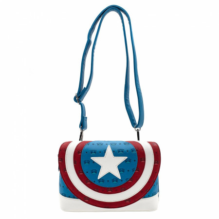 Marvel Captain America Crossbody Bag by Loungefly