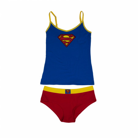 Superman Cami & Panty Lingerie Set