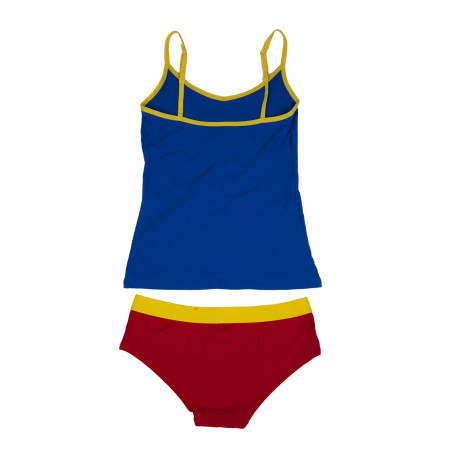 Superman Cami & Panty Lingerie Set