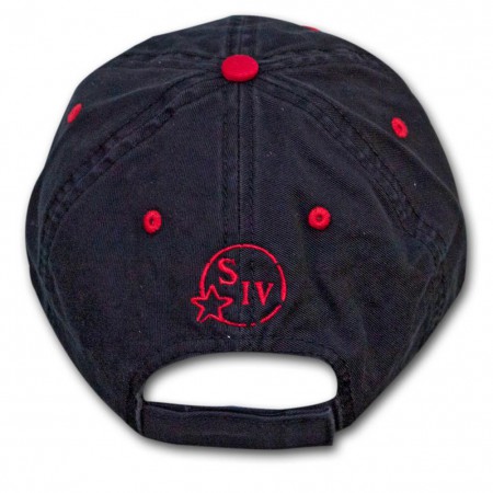 Makers Mark Red Logo Hat - Black