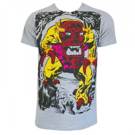Marvel Comics Mangog Men's Grey T-Shirt