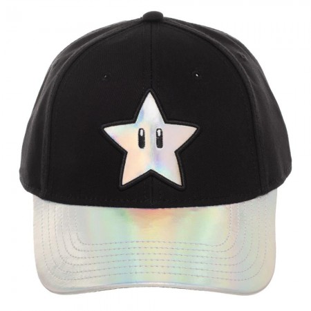 Super Mario Bros. Chrome Star Hat