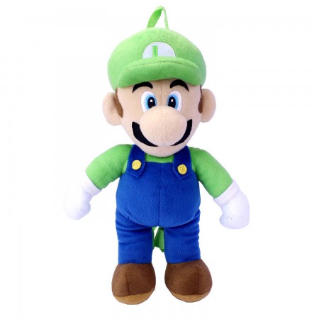 Super Mario Bros. Plush Luigi Backpack