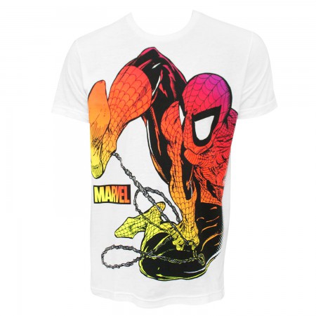 Spider-Man Chromatic Men's White T-Shirt