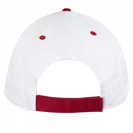 Mickey Mouse Classic Pose White Adjustable Hat