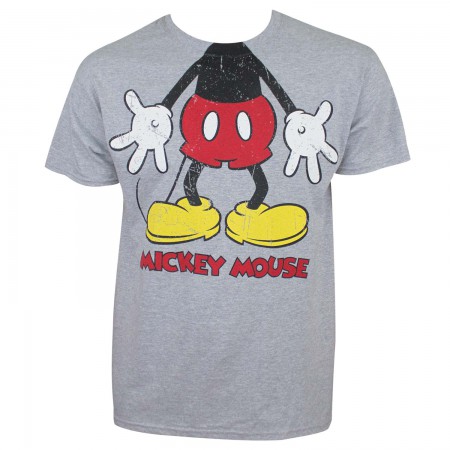 Mickey Mouse Men's Grey Costume T-Shirt