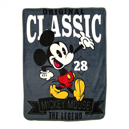 Mickey Mouse The Legend Fleece Blanket