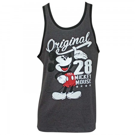 Mickey Mouse Original Men's Grey Tank Top