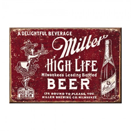Miller High Life Vintage Logo Magnet