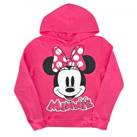 Minnie Mouse Youth Girl's Pink Hoodie