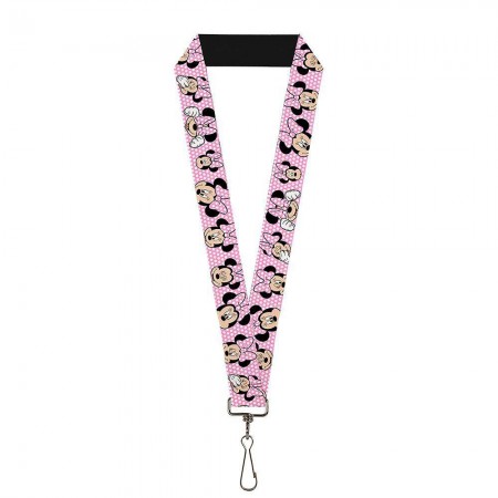Minnie Mouse Pink Lanyard