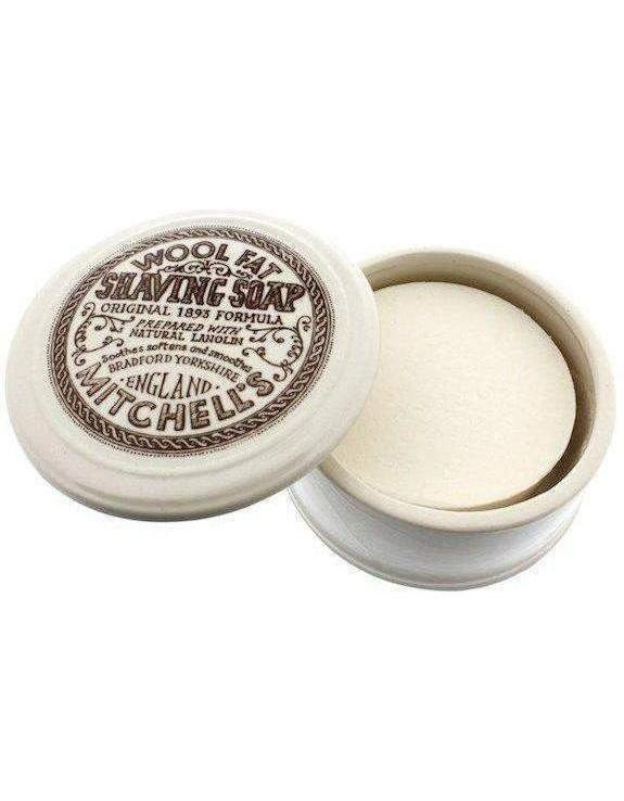 Product image 1 for Mitchell's Wool Fat Shaving Soap with Ceramic Bowl