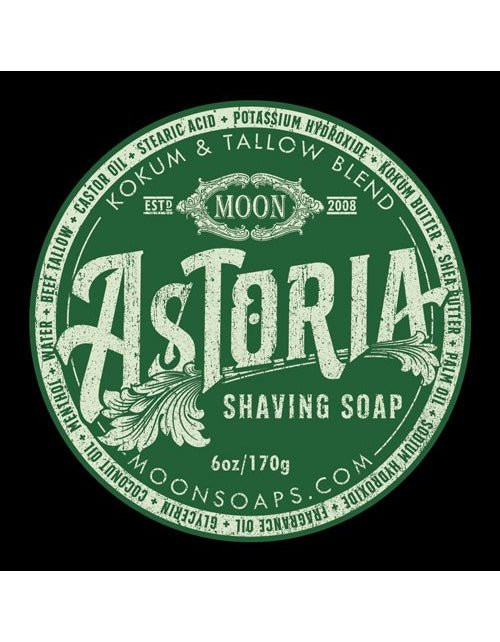 Moon Soaps Shaving Soap, Astoria