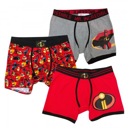 The Incredibles 2 Mr. Incredible Men's Boxer Brief Set of 3