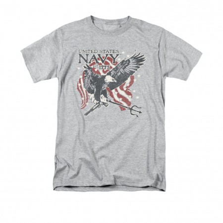 US Navy Trident Gray T-Shirt