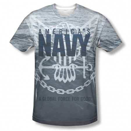 US Navy Force For Good Sublimation T-Shirt