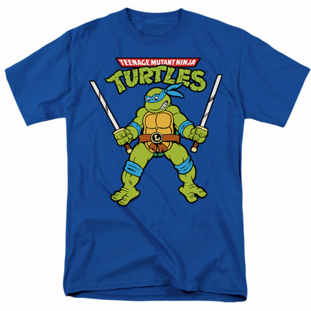 Teenage Mutant Ninja Turtles Retro Leo T-Shirt