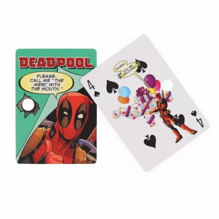 Deadpool Quotes Deck of Playing Cards