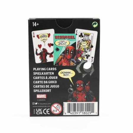 Deadpool Quotes Deck of Playing Cards