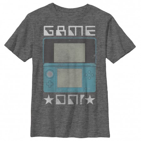 Nintendo DS Game On Gray Youth Boys 8-20 T-Shirt
