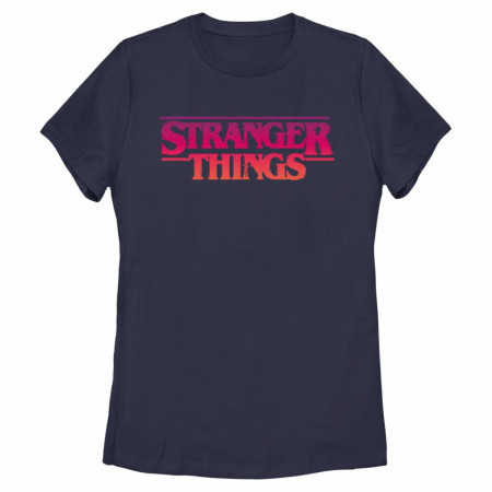 Stranger Things Grunge Logo Women's T-Shirt