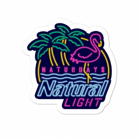 Natural Light Beer Naturdays Sticker