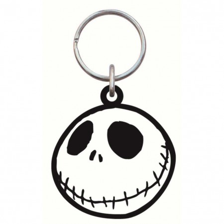 Nightmare Before Christmas Rubber Jack Keychain